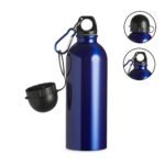 SQUEEZE INOX 500ML C/ BICO E MOSQUETÃO-AZU - AZUL